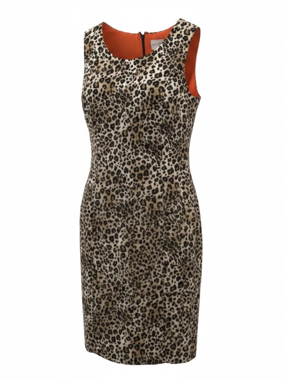 Chico’s Cheetah Sleeveless dress. Lined. Size 1.0/M.